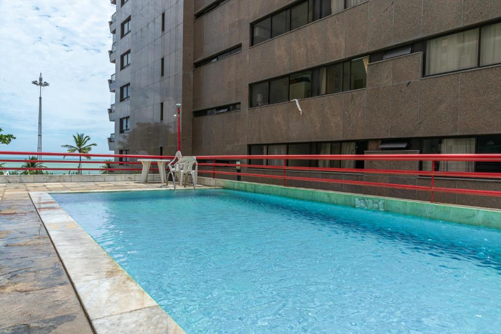  MRC605 Excellent flat in the best location on the beach of Boa Viagem.
