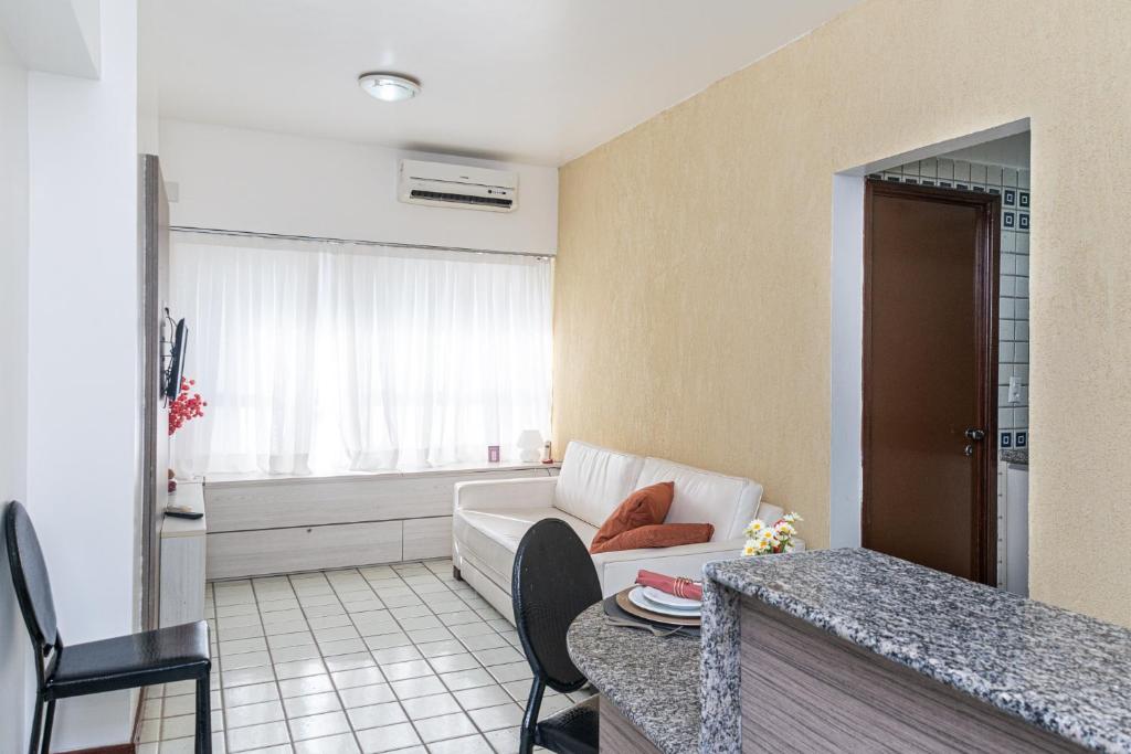  MRC605 Excellent flat in the best location on the beach of Boa Viagem.