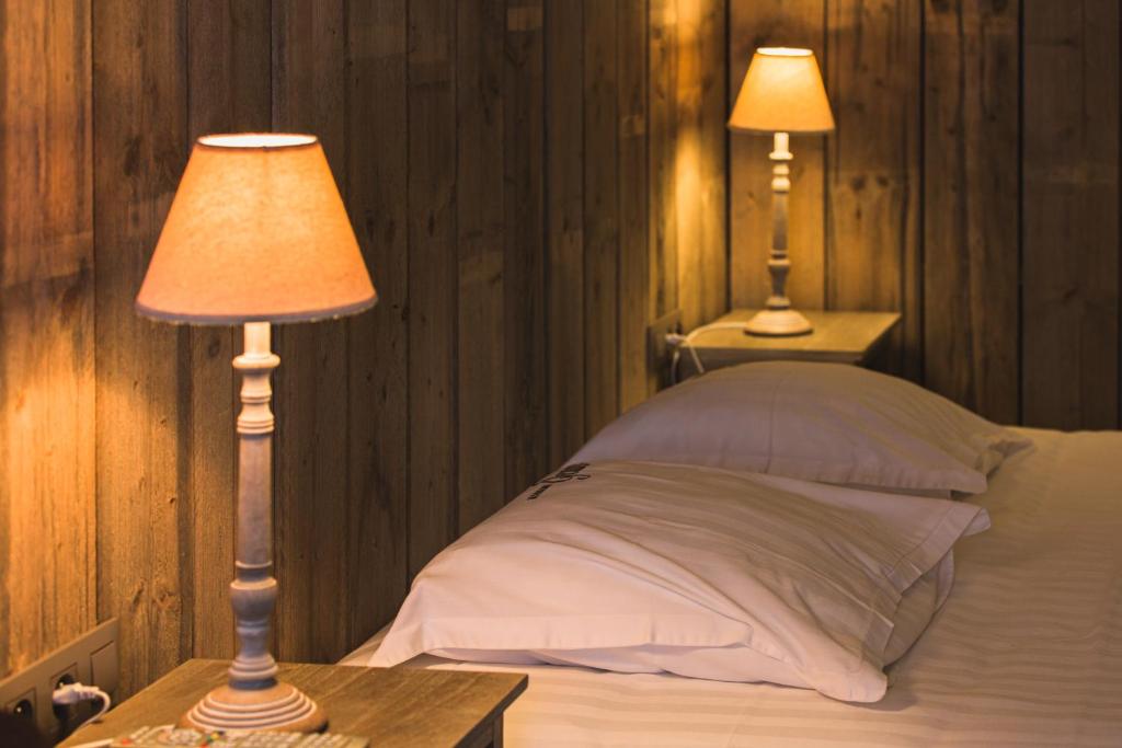 Postel nebo postele na pokoji v ubytování Maison Jean