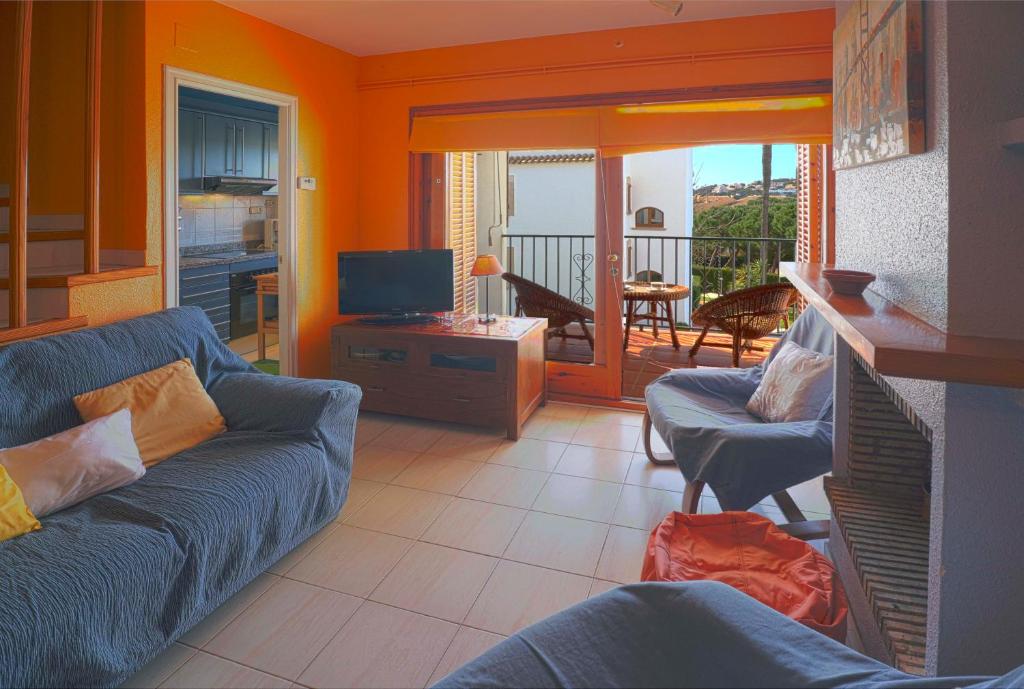 Posezení v ubytování Jardins de S'agaro per 6 pax, piscina comunitaria y parking E32235