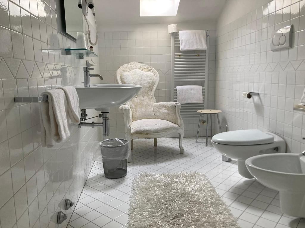 Łazienka w obiekcie Art Hotel Al Fagiano