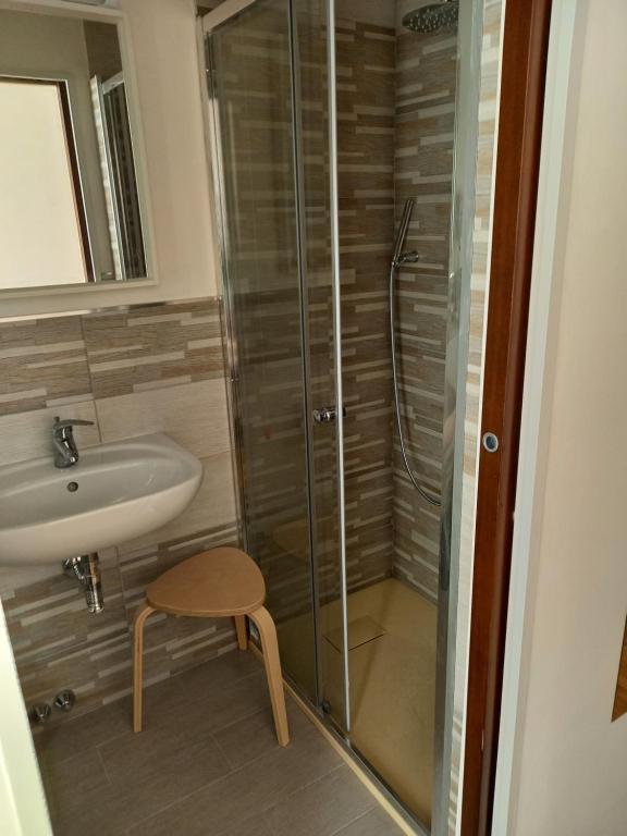 Koupelna v ubytování B&B Il canale