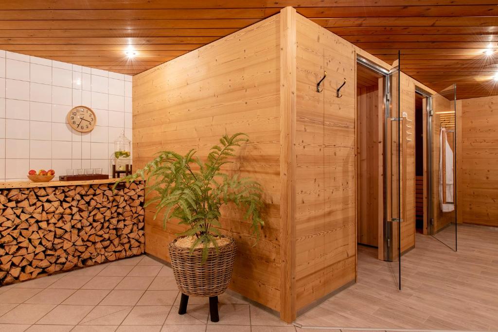 Koupelna v ubytování Gasthof Löwen by Hotel Montafoner Hof