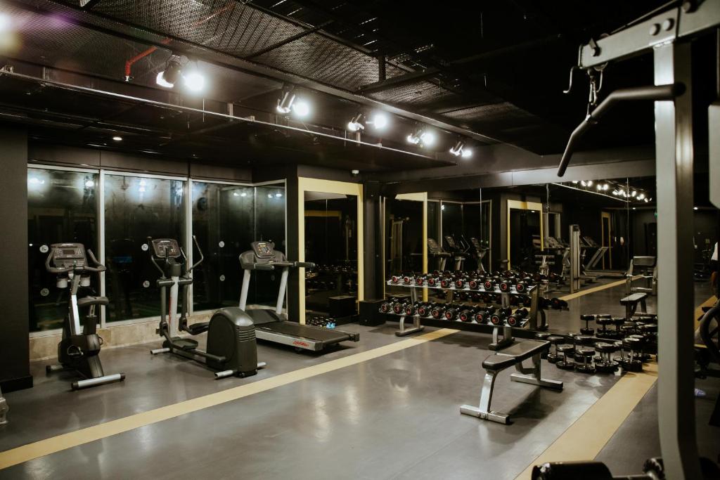 Fitness centrum a/nebo fitness zařízení v ubytování IC Hotels Green Palace - Kids Concept
