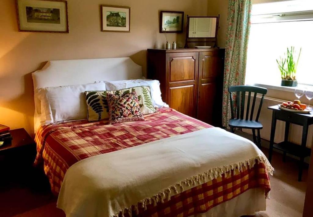 Postel nebo postele na pokoji v ubytování Valley View Farm, Bed and Breakfast