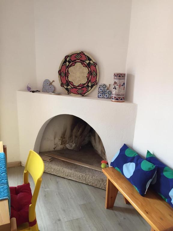 A seating area at Appartamento vacanze Villasimius