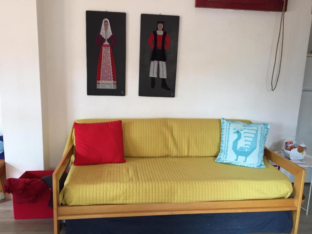 A seating area at Appartamento vacanze Villasimius