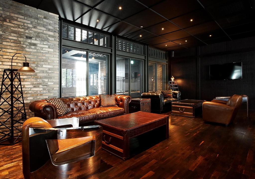 Posezení v ubytování Lee Design Hotel