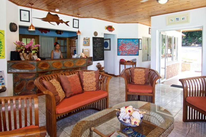 Posezení v ubytování Cote Jardin - Chalets Cote Mer