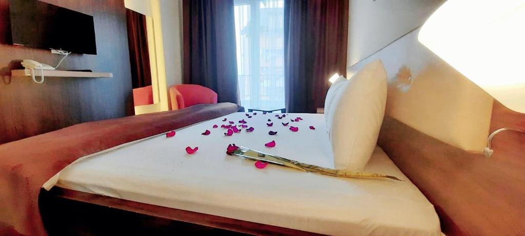 Postel nebo postele na pokoji v ubytování Hotel DOA