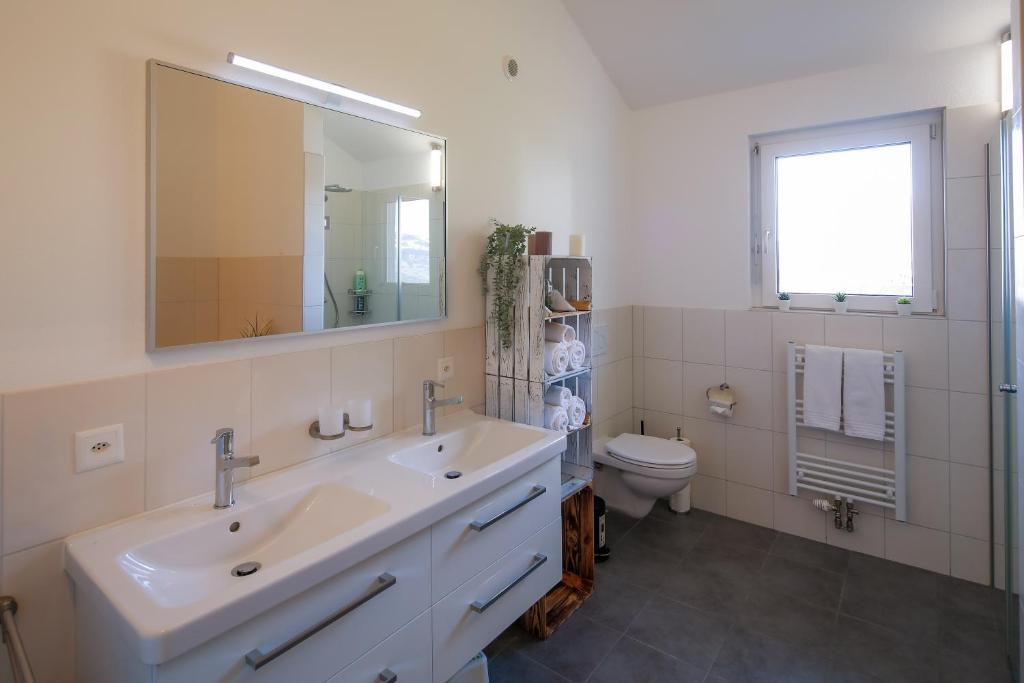 Koupelna v ubytování Modern and cosy 5 rooms penthouse with stunning view