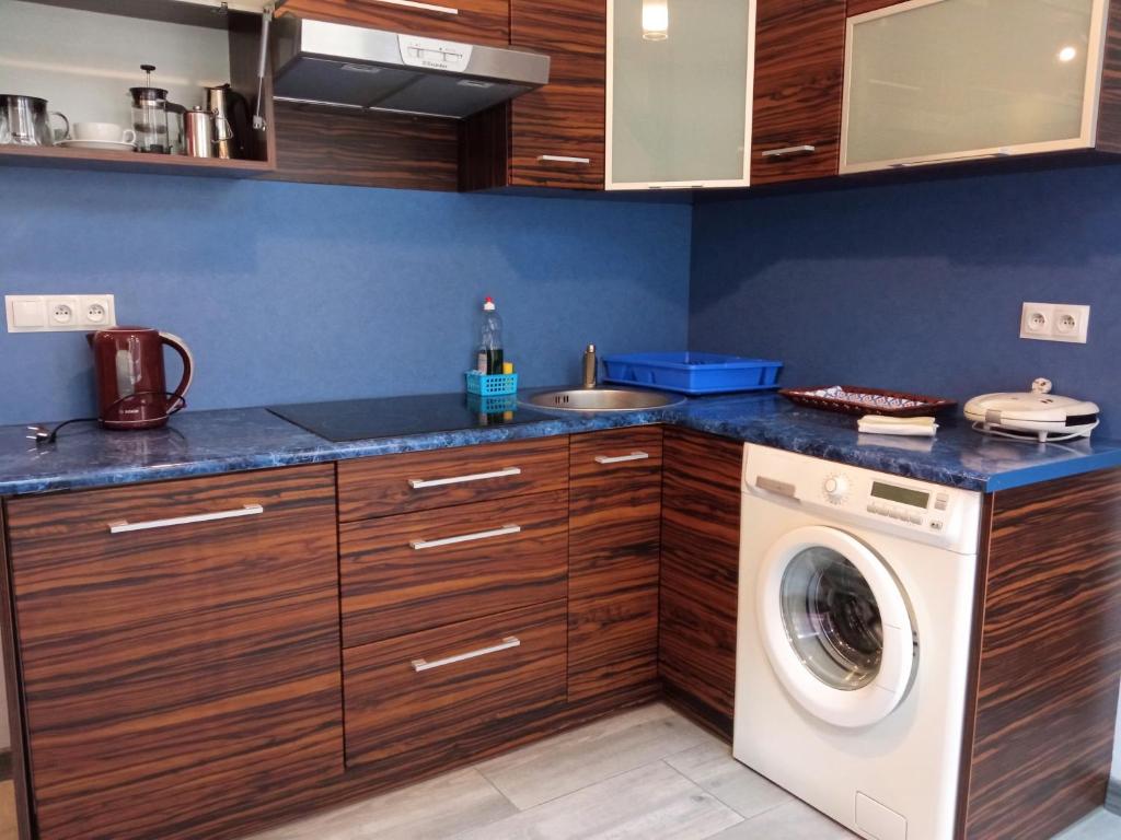 Kuchyňa alebo kuchynka v ubytovaní Apartament Jonek