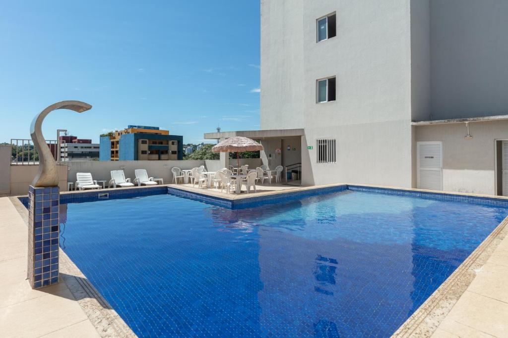 Bazén v ubytování Hotel Baviera Iguassu nebo v jeho okolí