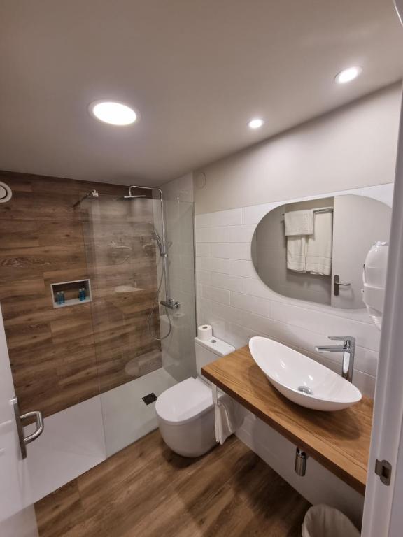 Koupelna v ubytování Hostal La Rúa