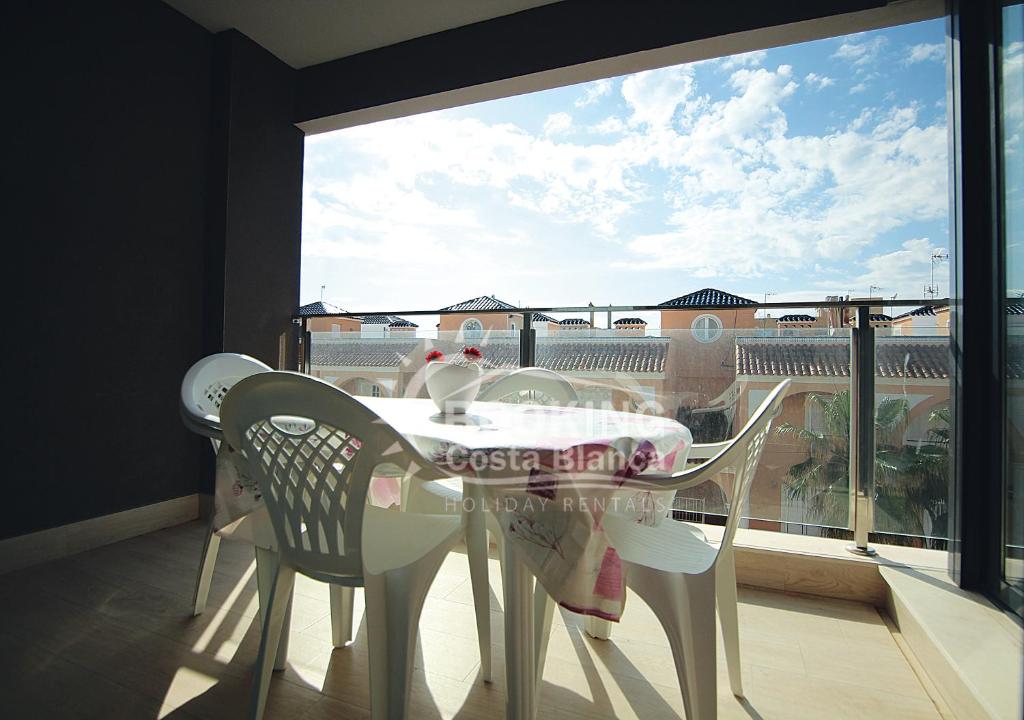 Balkón nebo terasa v ubytování AL045 Pinada Beach III La Mata