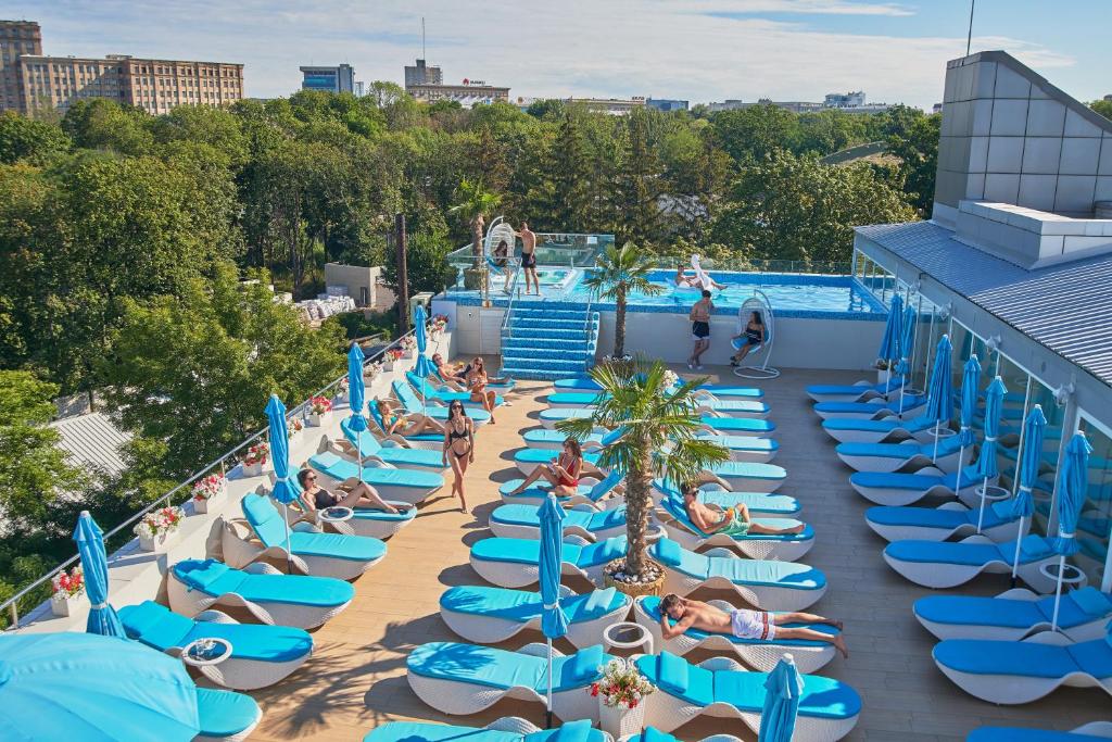 Gallery image of Hotel & Spa NEMO with dolphins in Kharkiv