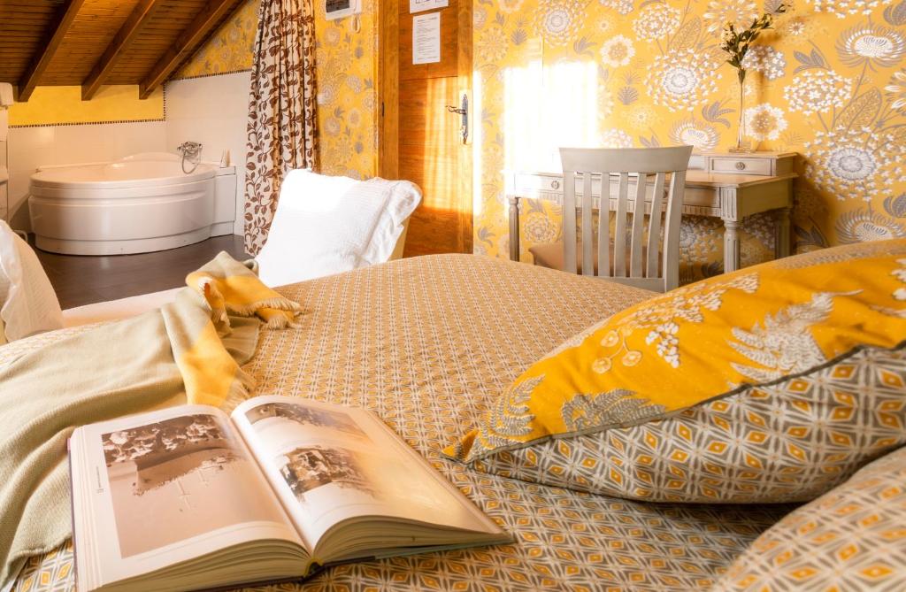 Posteľ alebo postele v izbe v ubytovaní Posada Valle de Güemes