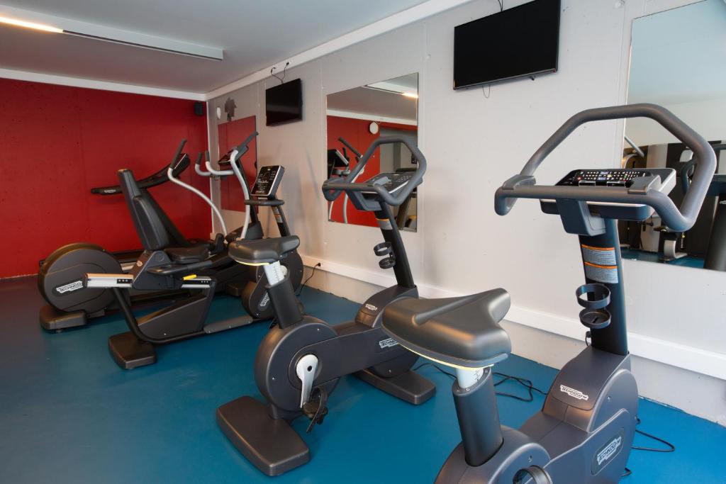 Fitness centrum a/nebo fitness zařízení v ubytování Studio-Hotel Apostroff