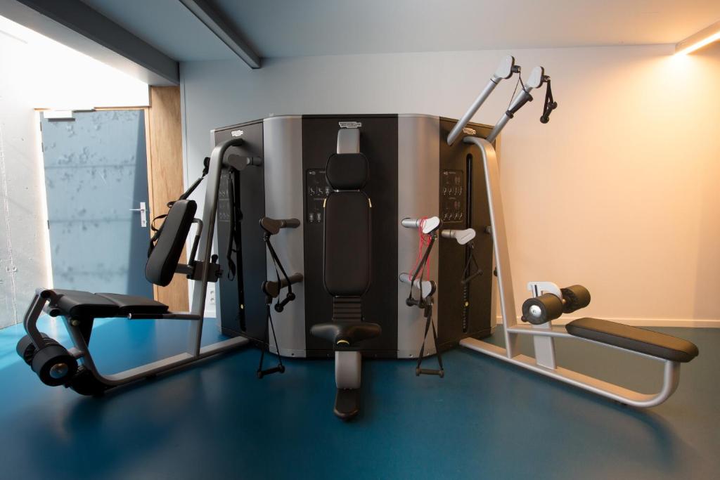Fitness centrum a/nebo fitness zařízení v ubytování Studio-Hotel Apostroff