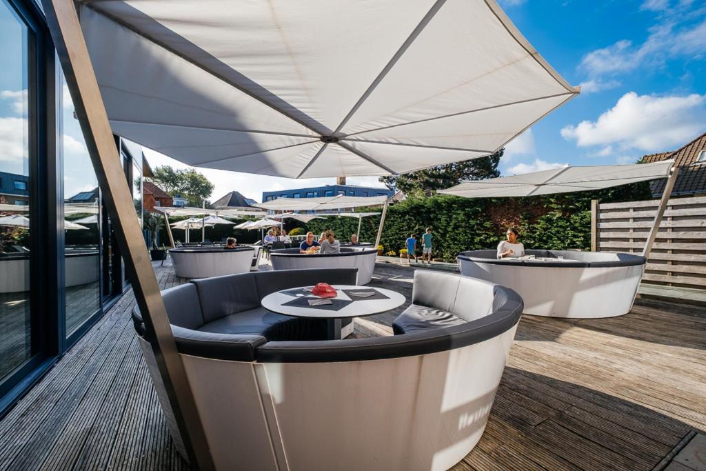 Balkón nebo terasa v ubytování Studio-Hotel Apostroff