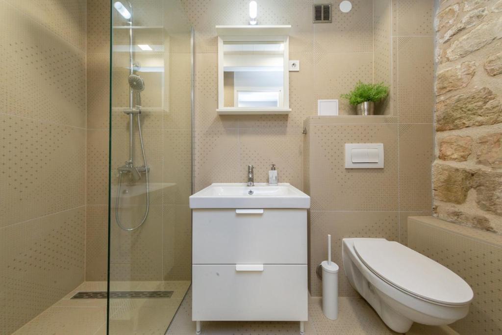 Kúpeľňa v ubytovaní Casa Karina