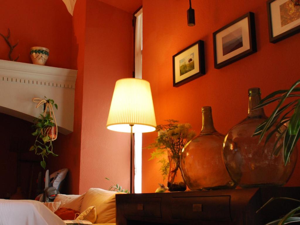Cama o camas de una habitación en Casa Rural El Aguila