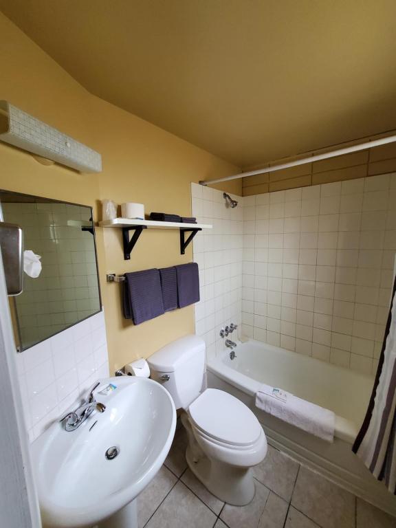 Koupelna v ubytování Bio Vista Motel