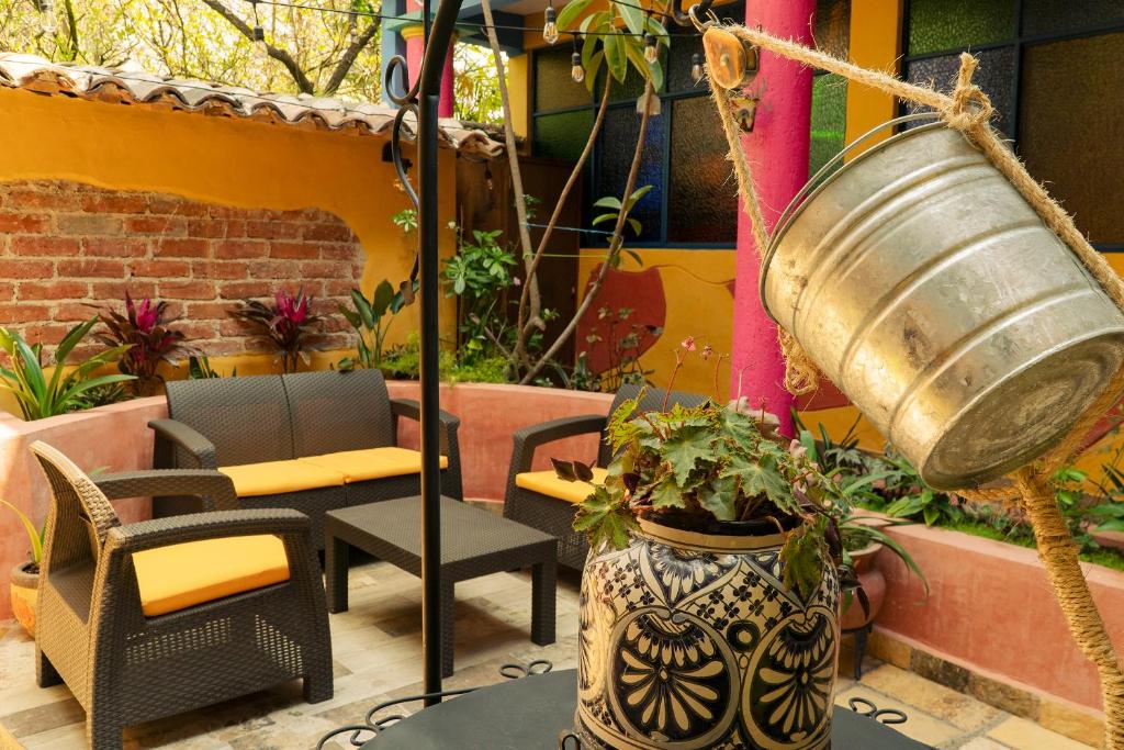 Posezení v ubytování Hotel Tepeyac