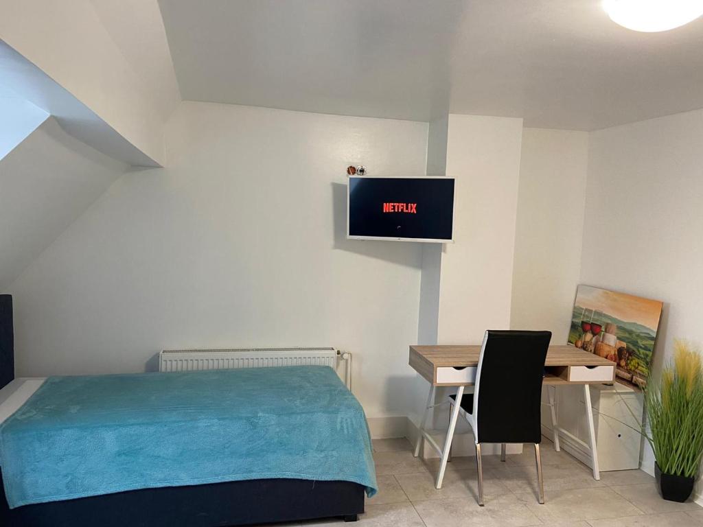 TV a/nebo společenská místnost v ubytování City Apartments