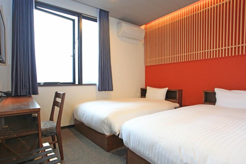 Sun Royal Hotel Kameoka Ekimae - Chambre Double à Deux Lits