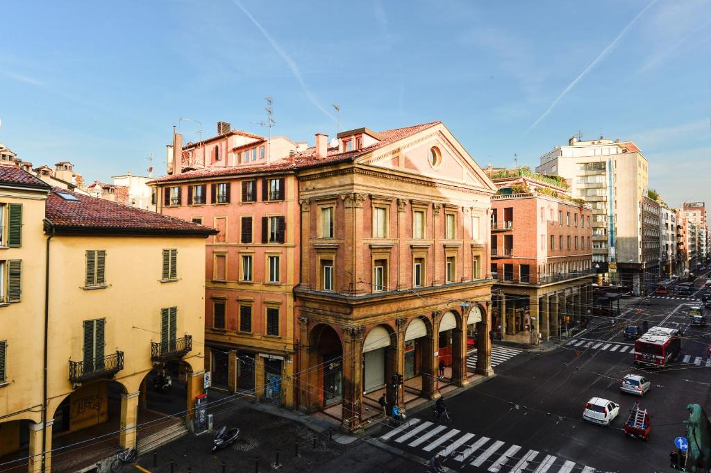 A general view of Bologna or a view of the city taken from Az apartmant