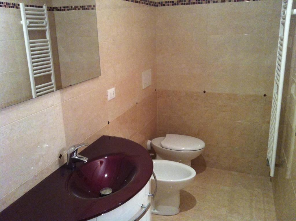 Koupelna v ubytování Casa del Pozzo