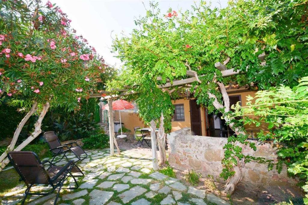 Κήπος έξω από το Il Terrazzino di Rosi, un angolo di paradiso