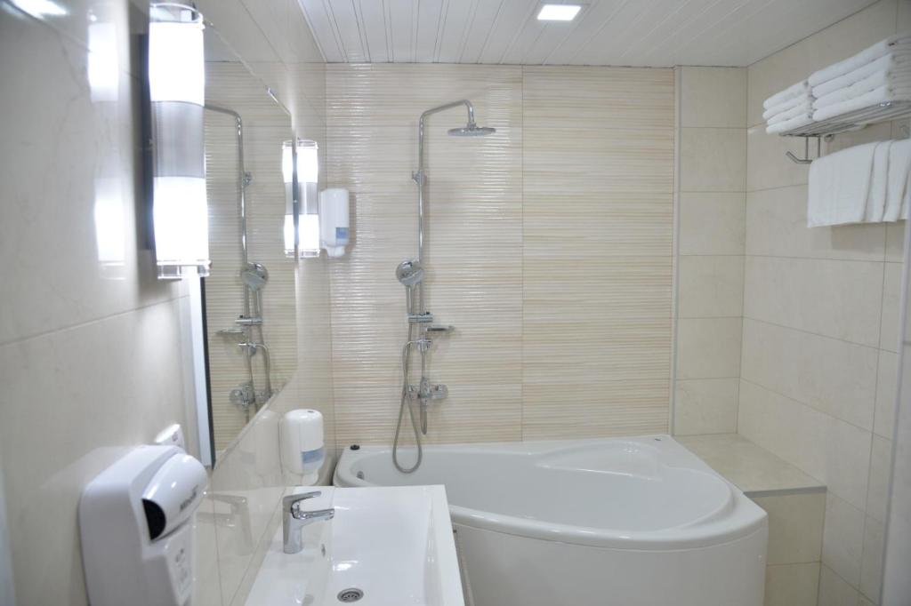 Koupelna v ubytování Hotel Požega