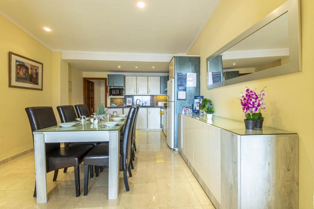 Kuchyň nebo kuchyňský kout v ubytování Apartamento DANIELA