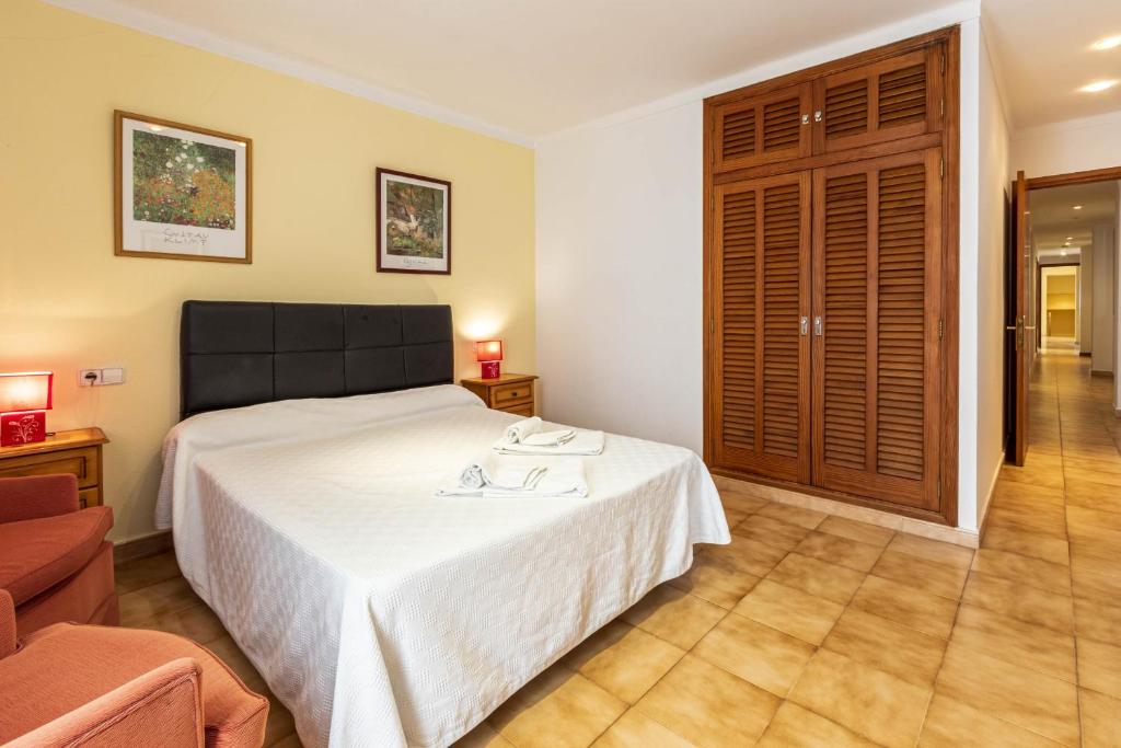 Postel nebo postele na pokoji v ubytování Apartamento DANIELA