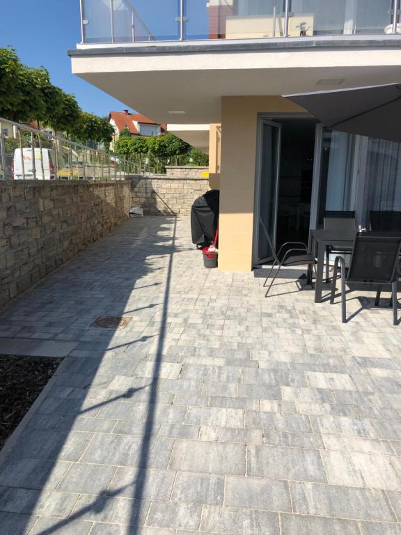 Budynek, w którym mieści się apartament