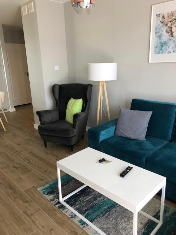Część wypoczynkowa w obiekcie Apartamenty Klifowa