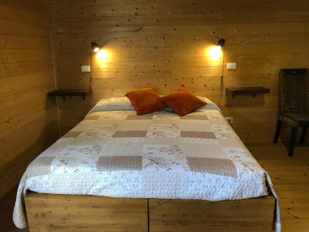 Postel nebo postele na pokoji v ubytování Agriturismo Paradiso41