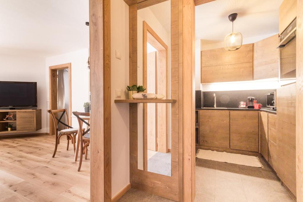 Kuchyň nebo kuchyňský kout v ubytování HAUS GREG