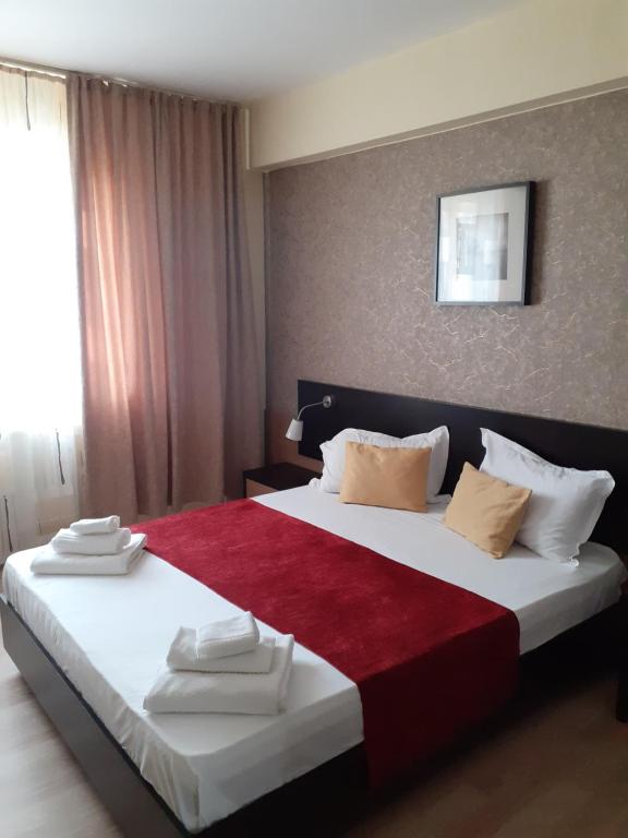 Postel nebo postele na pokoji v ubytování Hotel Nord
