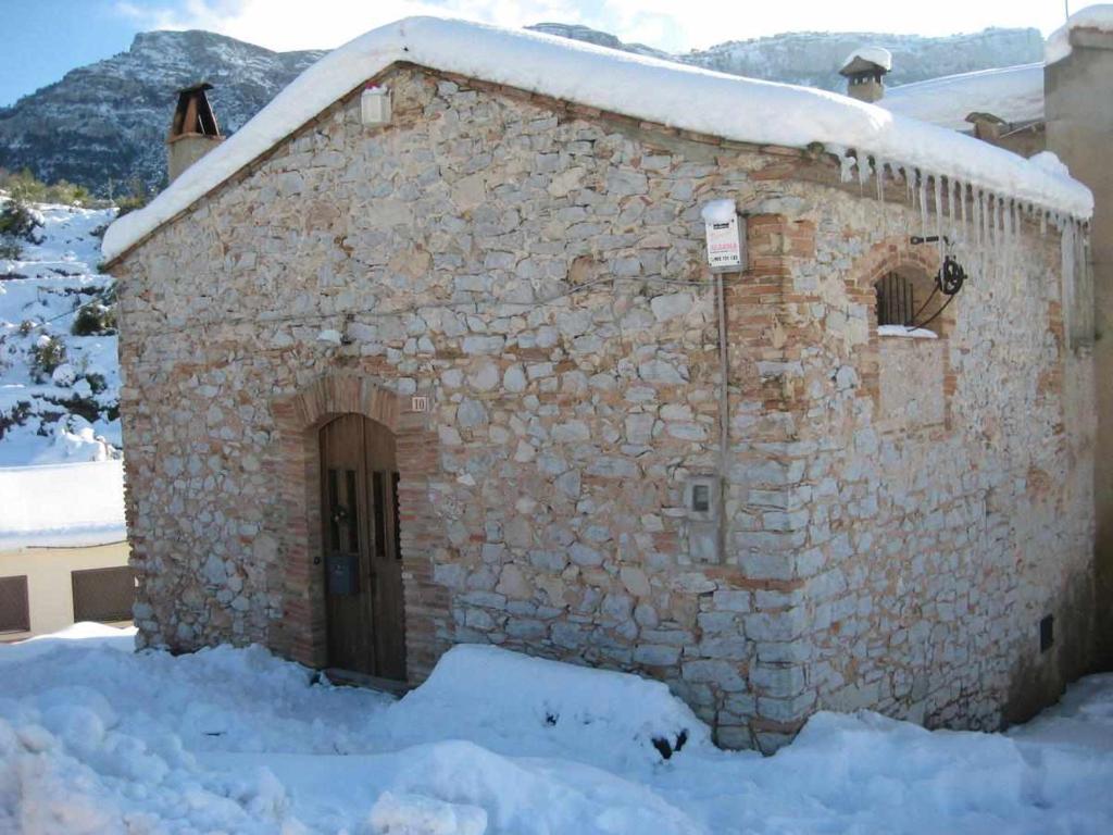 Casa Rural LEra v zimě