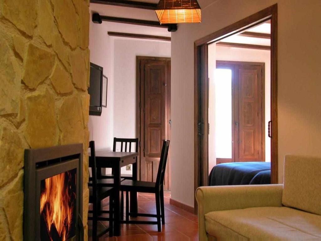 Posezení v ubytování Casa Rural FranciaQuilamas