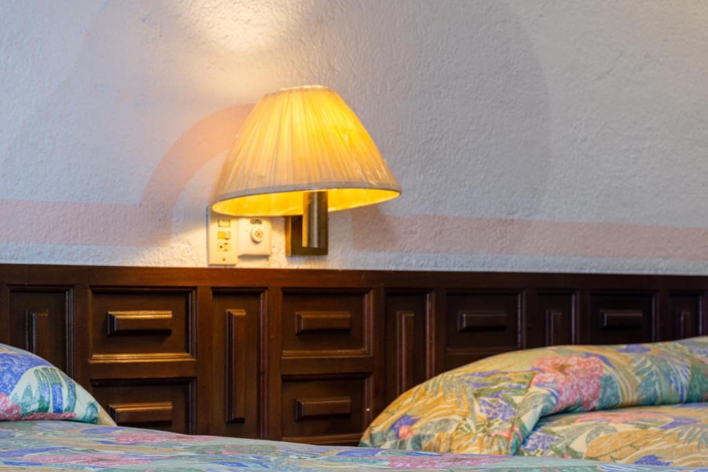 Postel nebo postele na pokoji v ubytování Hotel Delfin