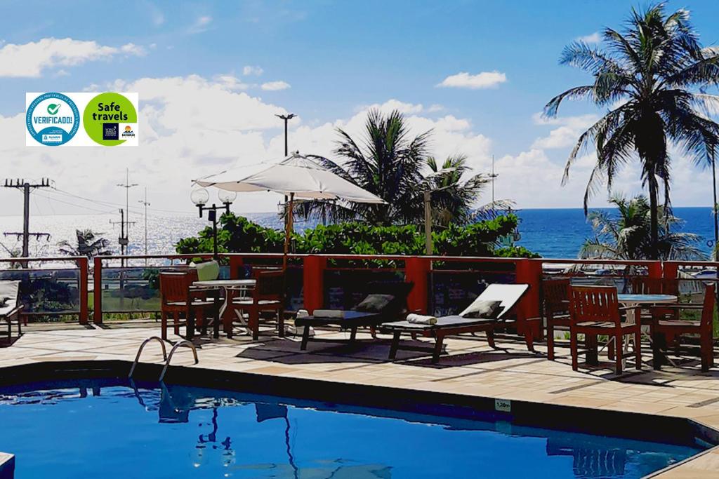 Bazén v ubytování Bahiamar Hotel nebo v jeho okolí