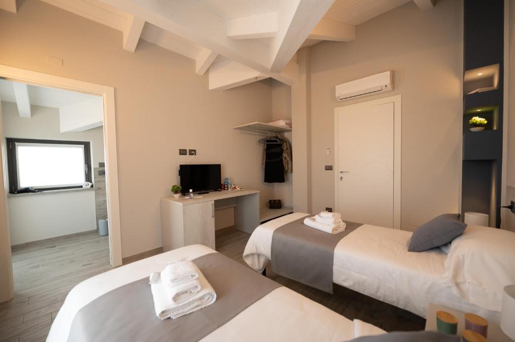 Postel nebo postele na pokoji v ubytování Bed and breakfast Ma.Gi.A