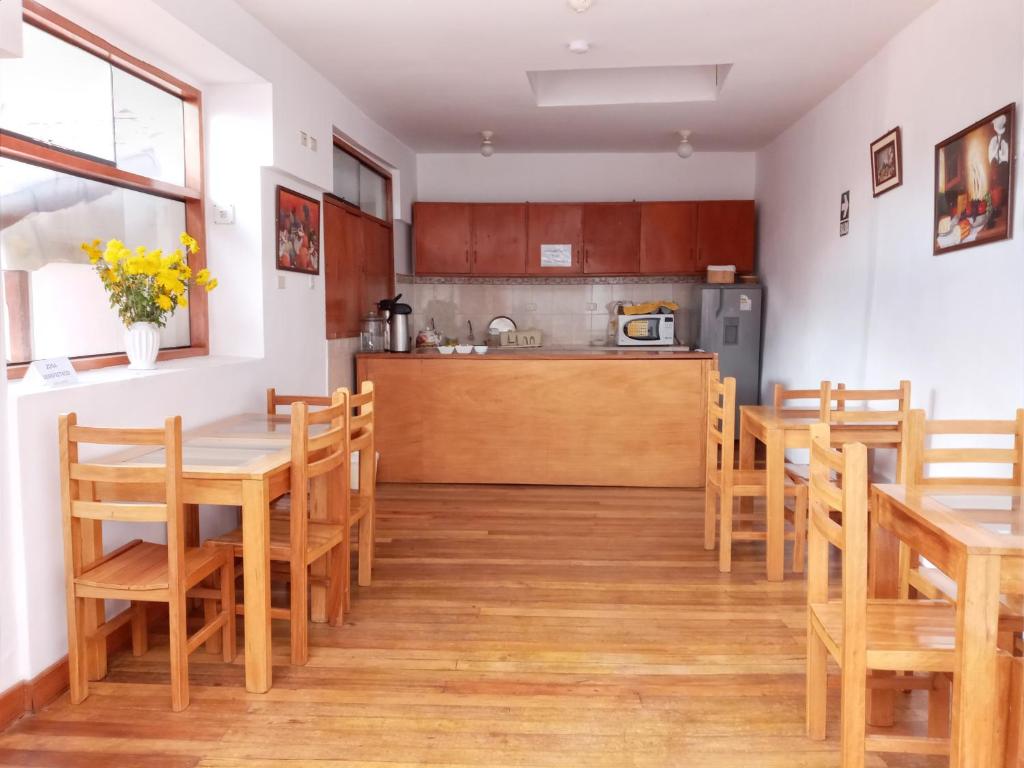 Kuchyň nebo kuchyňský kout v ubytování Casa San Pedro Cusco