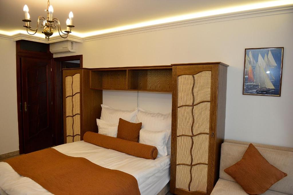 Postel nebo postele na pokoji v ubytování Gránit Villa