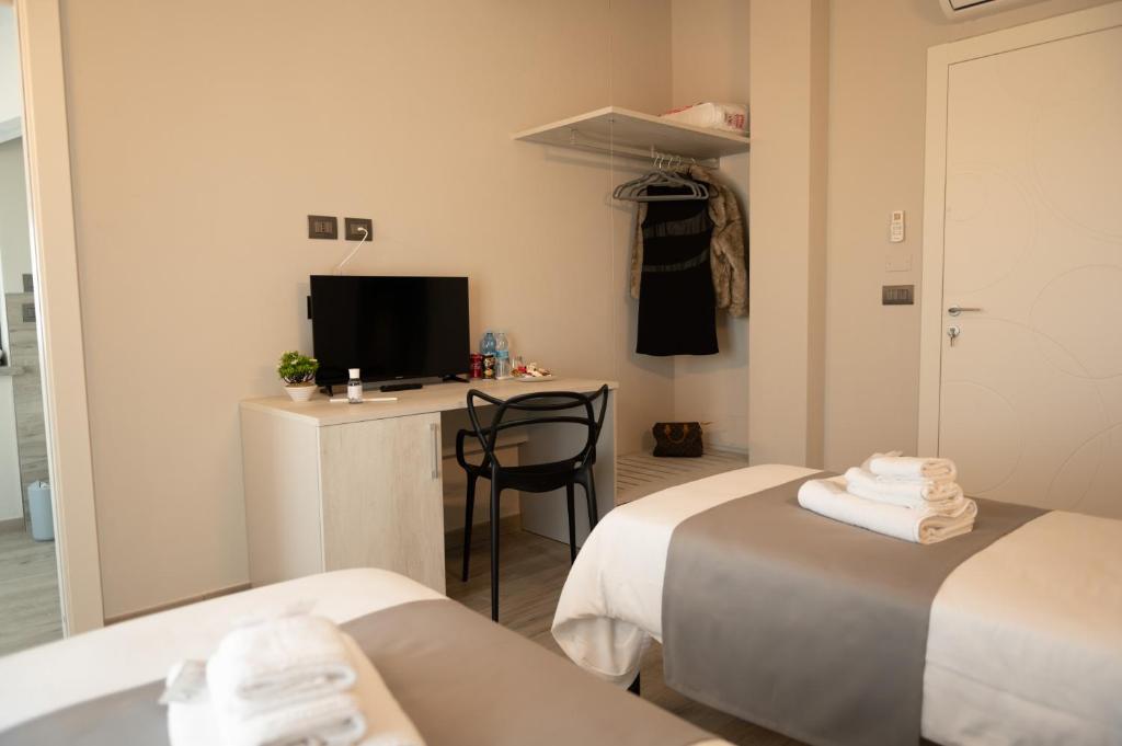 Postel nebo postele na pokoji v ubytování Bed and breakfast Ma.Gi.A