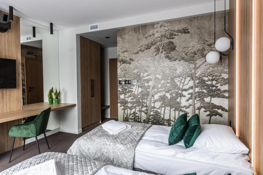 Apartamenty Green Place - Chambre Double De Luxe Avec Balcon